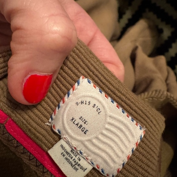 Anthropologie Tan Ruffle Sleeve Blouse - Picture 4 of 4